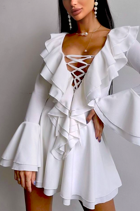 Rochie ZARMOLDA WHITE, Culoare: alb, IVET.RO - Reduceri de până la -80%