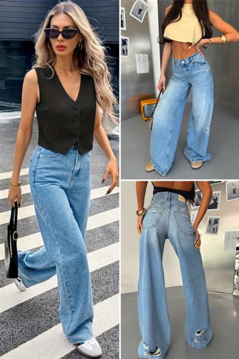 Blugi GLAZELDA BLUE, Culoare: albastru, IVET.RO - Reduceri de până la -80%