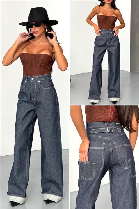 Blugi DENIMZA NAVY, Culoare: bleumarin, IVET.RO - Reduceri de până la -80%