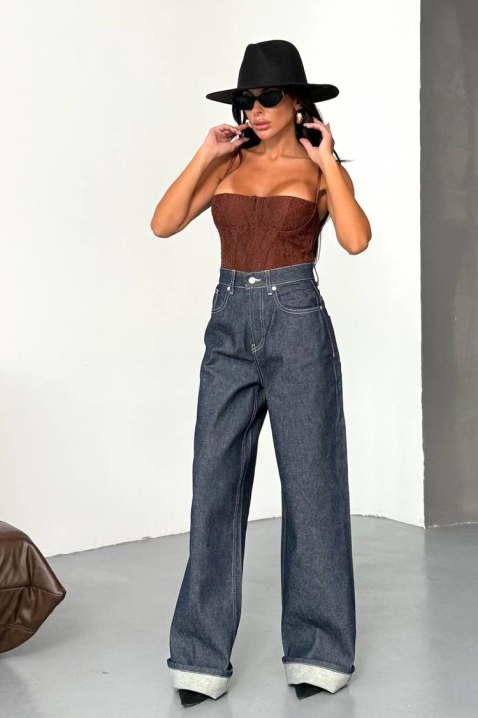 Blugi DENIMZA NAVY, Culoare: bleumarin, IVET.RO - Reduceri de până la -80%