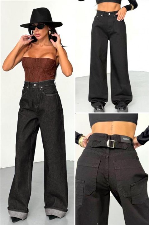 Blugi DENIMZA BLACK, Culoare: negru, IVET.RO - Reduceri de până la -80%