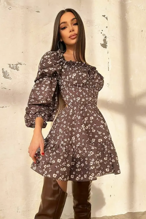 Rochie ZARFOLZA, Culoare: maro, IVET.RO - Reduceri de până la -80%
