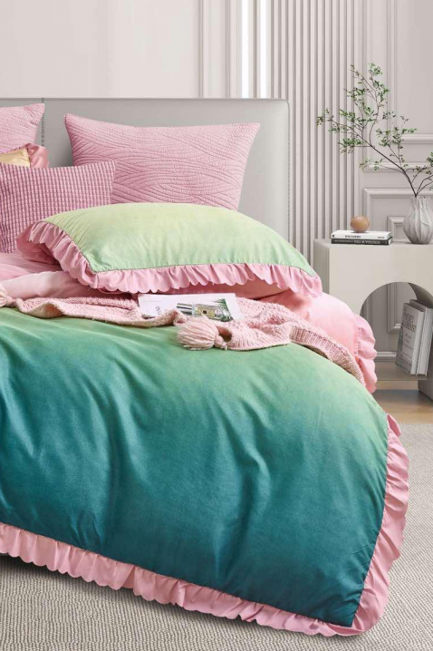 Lenjerie de pat ITOLFENA 160x200 cm bumbac 3 piese, Culoare: multicolor, IVET.RO - Reduceri de până la -80%