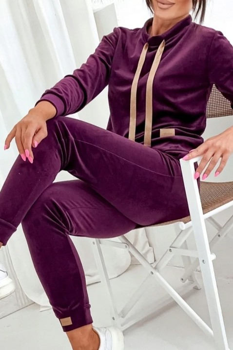Set LURMENDA BORDO, Culoare: bordo, IVET.RO - Reduceri de până la -80%