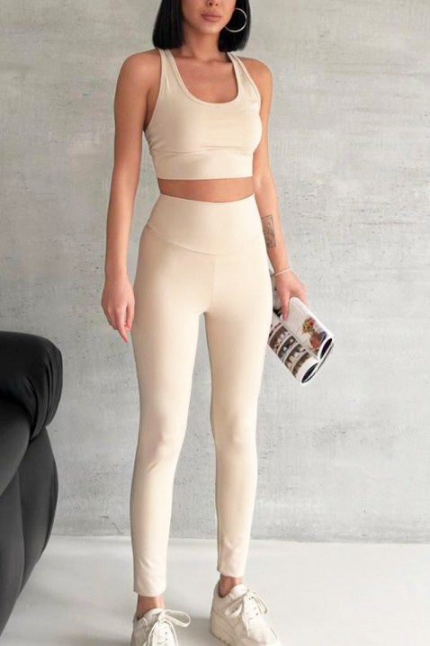Set sport ZELDORA BEIGE, Culoare: bej, IVET.RO - Reduceri de până la -80%