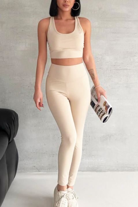 Set sport ZELDORA BEIGE, Culoare: bej, IVET.RO - Reduceri de până la -80%