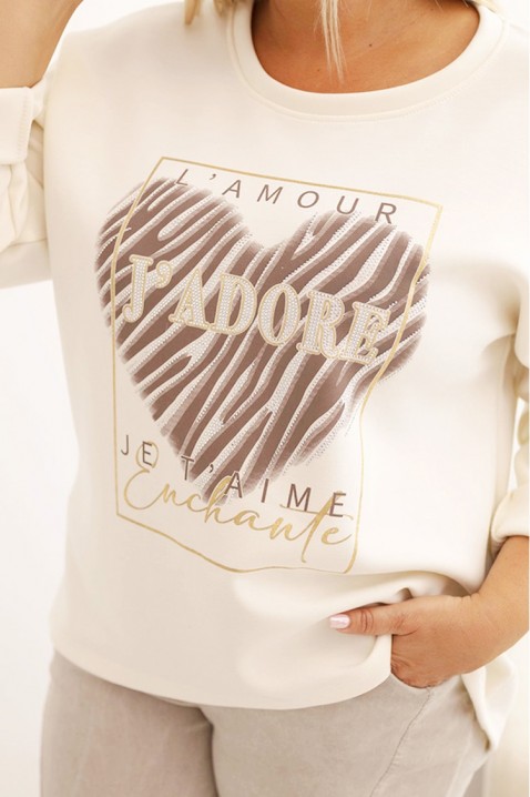 Bluză damă JORMELDA WHITE, Culoare: alb, IVET.RO - Reduceri de până la -80%