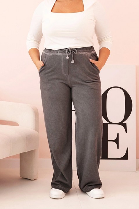 Pantaloni SARMELDA, Culoare: grafit, IVET.RO - Reduceri de până la -80%