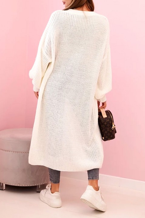Cardigan TRELONDA WHITE, Culoare: alb, IVET.RO - Reduceri de până la -80%
