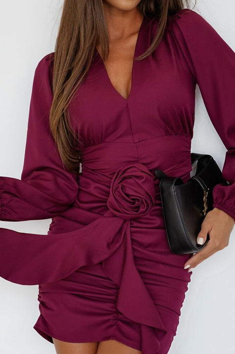 Rochie ROLDINZA BORDO, Culoare: bordo, IVET.RO - Reduceri de până la -80%