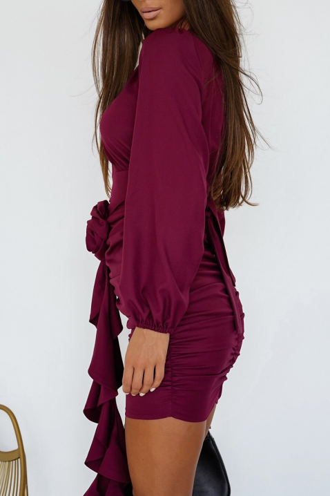 Rochie ROLDINZA BORDO, Culoare: bordo, IVET.RO - Reduceri de până la -80%
