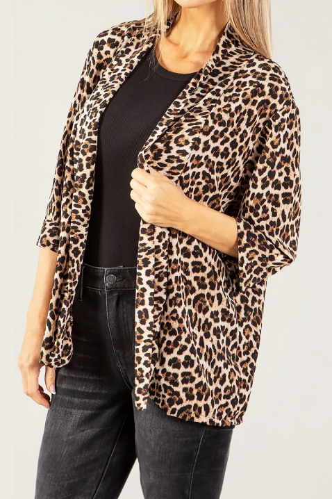 Sacou HORMINZA, Culoare: leopard, IVET.RO - Reduceri de până la -80%