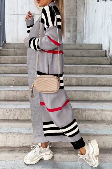 Cardigan JALTORFA GREY, Culoare: gri, IVET.RO - Reduceri de până la -80%