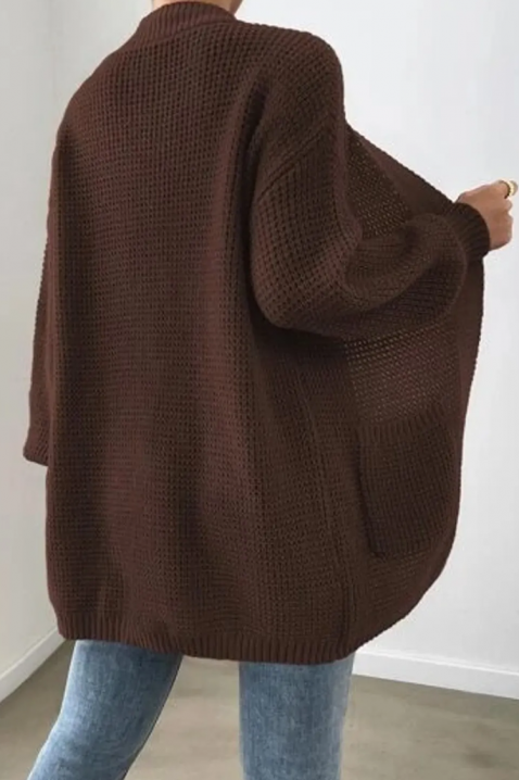 Cardigan VISTALFA BROWN, Culoare: maro, IVET.RO - Reduceri de până la -80%
