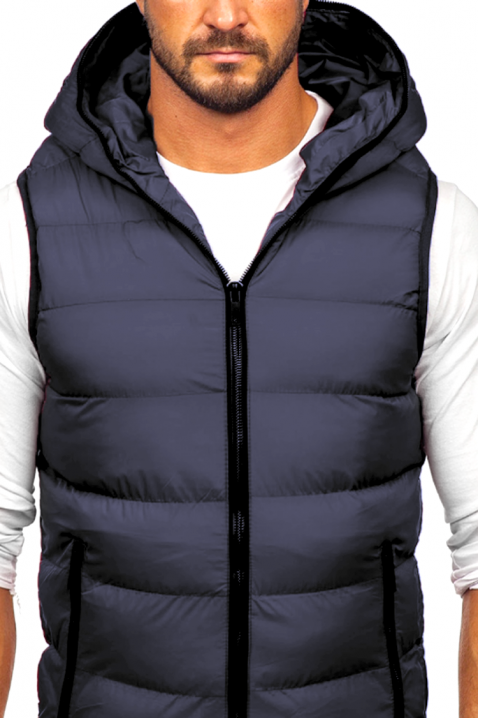 Vestă bărbați MEJELO NAVY, Culoare: bleumarin, IVET.RO - Reduceri de până la -80%