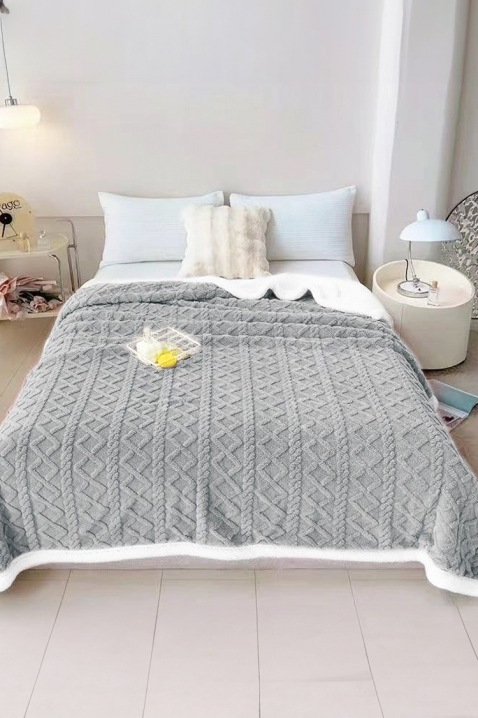 Cuvertură de pat ERTIOLJA GREY 160х200 cm, Culoare: gri, IVET.RO - Reduceri de până la -80%