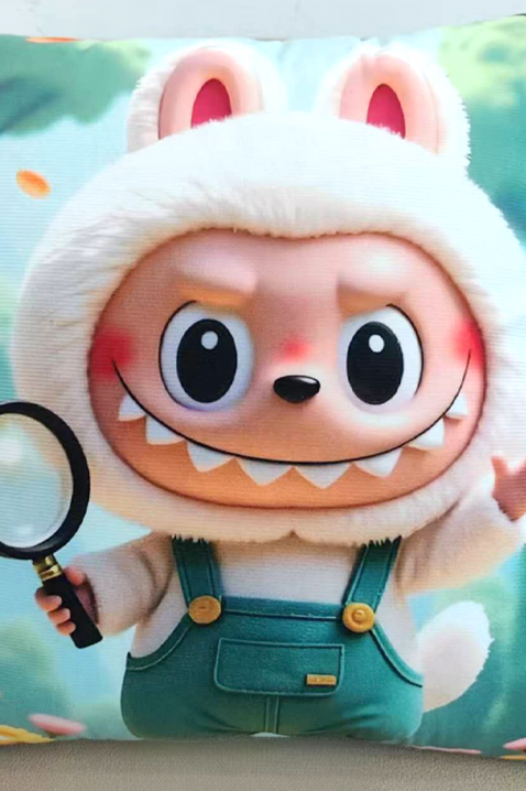 Față de pernă LABUBU DETECTIVE 40х40 cm, Culoare: multicolor, IVET.RO - Reduceri de până la -80%