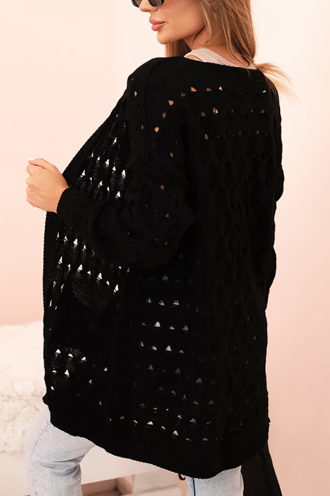 Cardigan NELFORLIA BLACK, Culoare: negru, IVET.RO - Reduceri de până la -80%