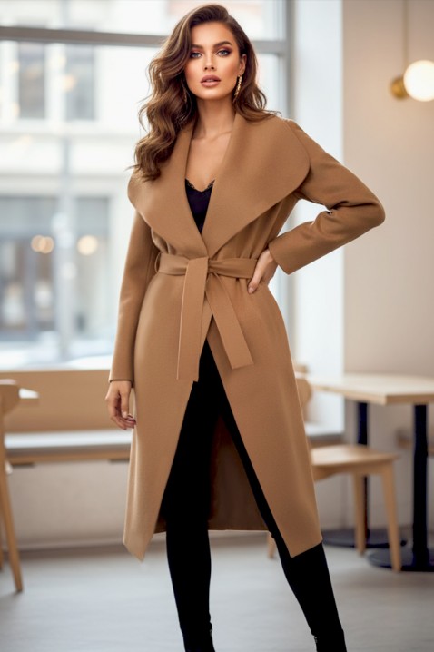 Palton BROLZANDA BROWN, Culoare: maro, IVET.RO - Reduceri de până la -80%