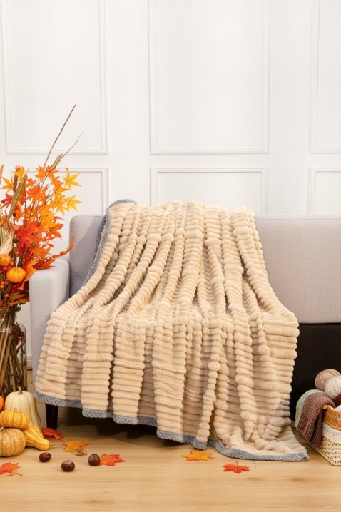 Pătură JERLONDA BEIGE 200x220 cm, Culoare: bej, IVET.RO - Reduceri de până la -80%