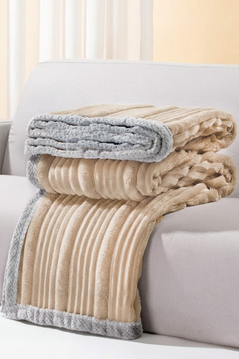 Pătură JERLONDA BEIGE 200x220 cm, Culoare: bej, IVET.RO - Reduceri de până la -80%