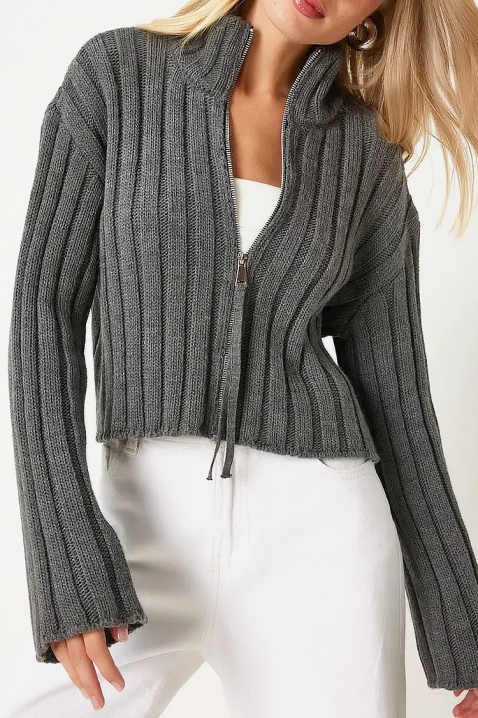 Cardigan JORLIMFA GREY, Culoare: negru, IVET.RO - Reduceri de până la -80%