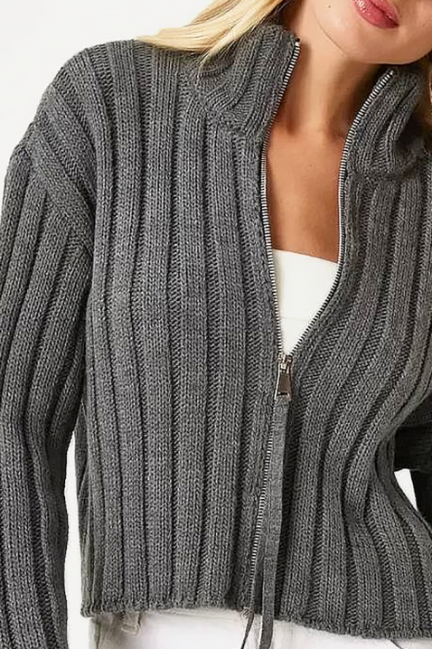 Cardigan JORLIMFA GREY, Culoare: negru, IVET.RO - Reduceri de până la -80%