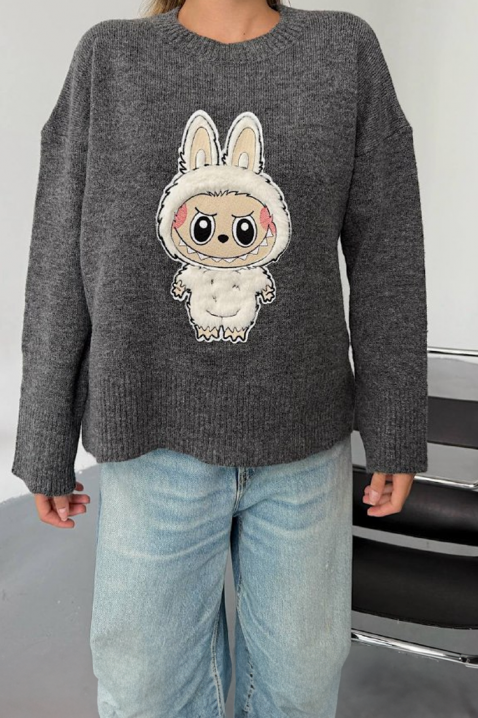 Pulover LABUNZA GREY, Culoare: gri, IVET.RO - Reduceri de până la -80%