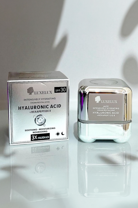 Cremă hidratantă LUXELUX SPF 30 HYALURONIC 3XIVET.RO - Reduceri de până la -80%