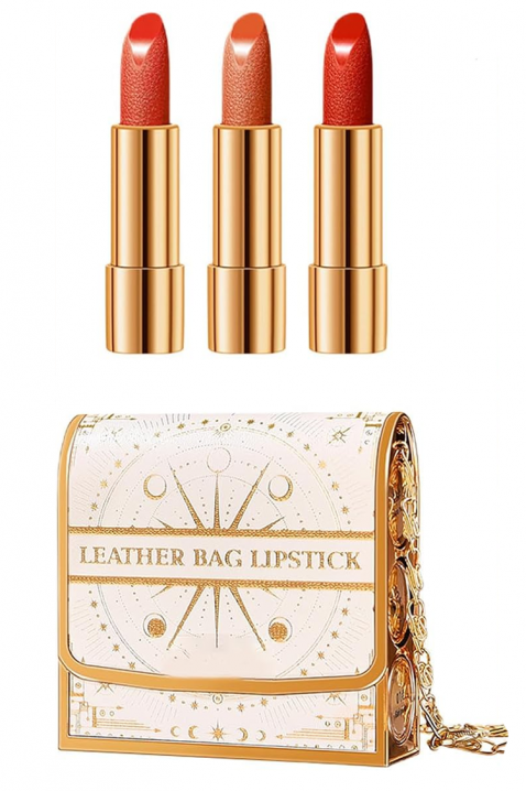 Set rujuri cu efect mat LEATHER BAG LipstickIVET.RO - Reduceri de până la -80%