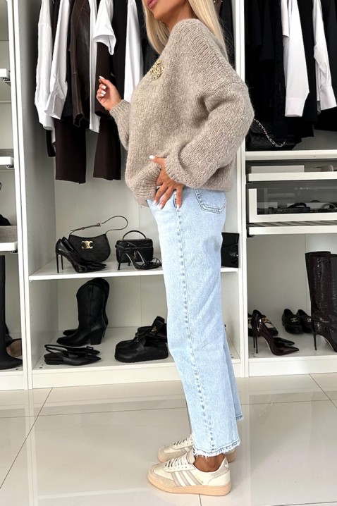 Cardigan VELMENDRIA BEIGE, Culoare: bej, IVET.RO - Reduceri de până la -80%