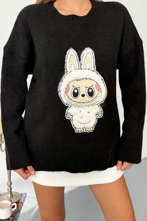 Pulover LABUNZA BLACK, Culoare: negru, IVET.RO - Reduceri de până la -80%