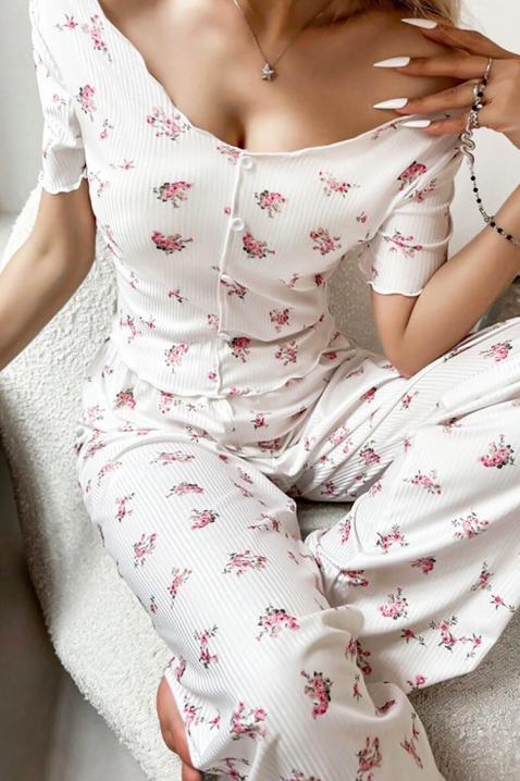 Pijama STELANZA, Culoare: alb, IVET.RO - Reduceri de până la -80%