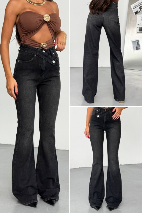 Blugi DERTIOLA BLACK, Culoare: negru, IVET.RO - Reduceri de până la -80%