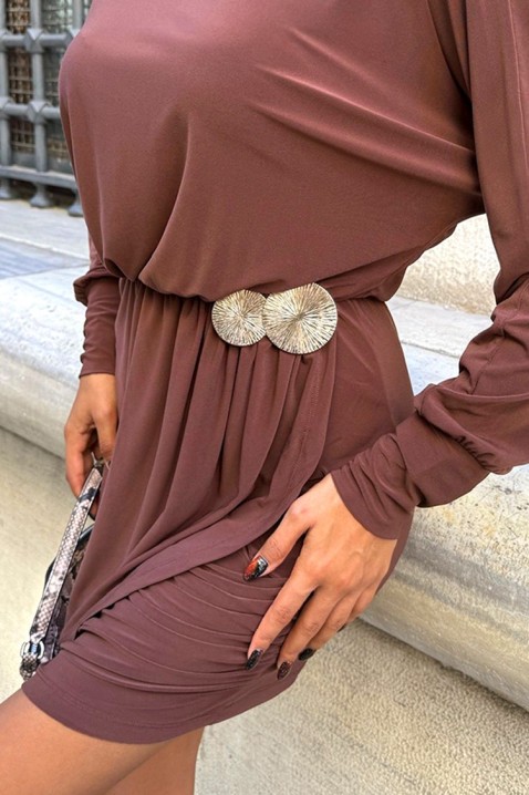 Rochie ZLATINZA MOCHA, Culoare: mocca, IVET.RO - Reduceri de până la -80%