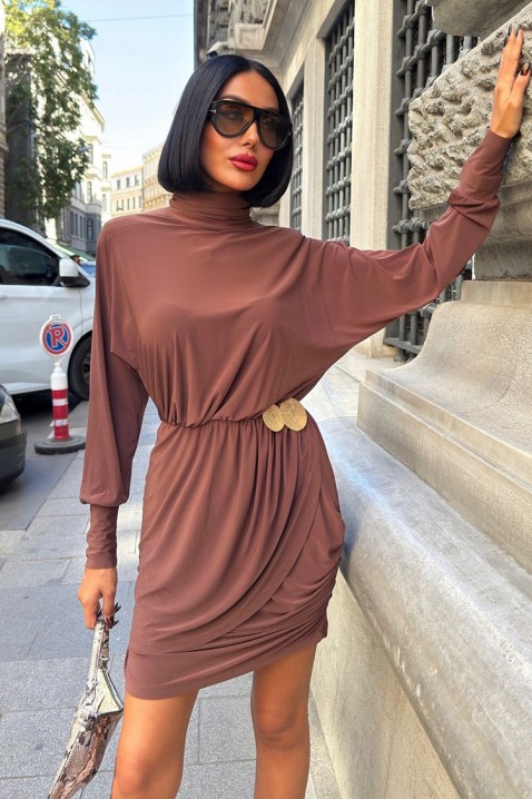 Rochie ZLATINZA MOCHA, Culoare: mocca, IVET.RO - Reduceri de până la -80%