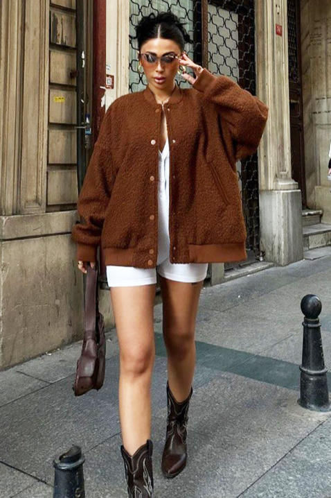 Geacă DRELZONDA BROWN, Culoare: maro, IVET.RO - Reduceri de până la -80%
