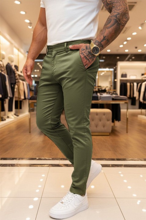 Pantaloni bărbați MALROVO KHAKI, Culoare: khaki, IVET.RO - Reduceri de până la -80%