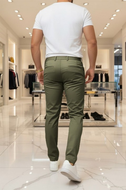 Pantaloni bărbați MALROVO KHAKI, Culoare: khaki, IVET.RO - Reduceri de până la -80%