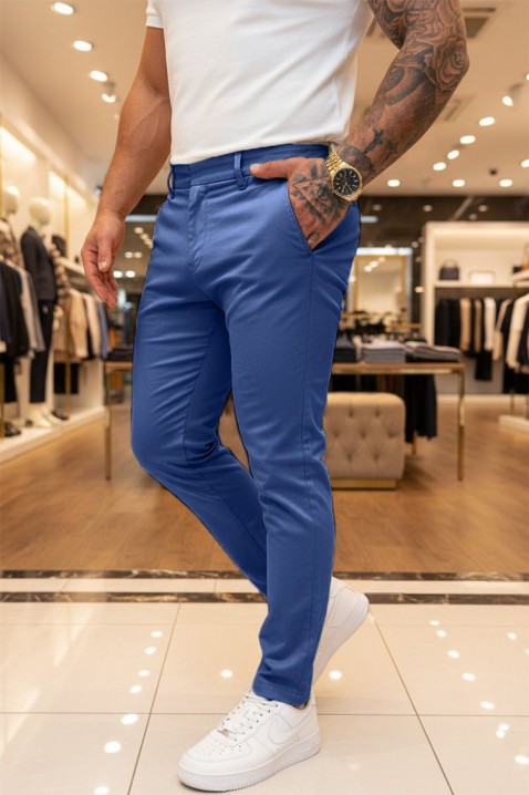 Pantaloni bărbați MALROVO BLUE, Culoare: albastru, IVET.RO - Reduceri de până la -80%