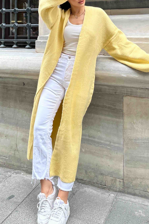 Cardigan BRALONDA YELLOW, Culoare: galben, IVET.RO - Reduceri de până la -80%