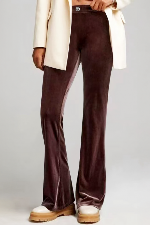 Pantaloni ZAILINA BROWN, Culoare: maro, IVET.RO - Reduceri de până la -80%