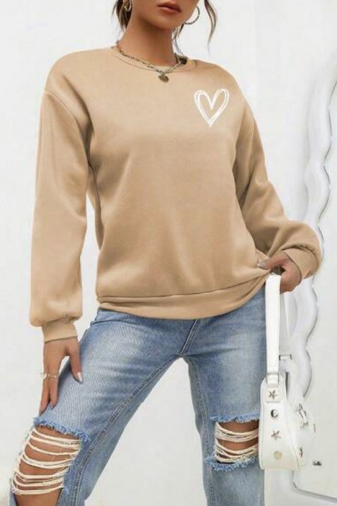 Bluză damă BRENOLZA BEIGE, Culoare: bej, IVET.RO - Reduceri de până la -80%