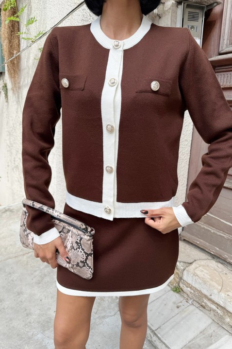 Set GRIFONZA BROWN, Culoare: maro, IVET.RO - Reduceri de până la -80%