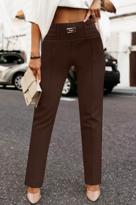 Pantaloni MELKORDA BROWN, Culoare: maro, IVET.RO - Reduceri de până la -80%