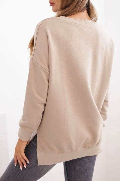 Bluză damă IPONELXA BEIGE, Culoare: bej, IVET.RO - Reduceri de până la -80%