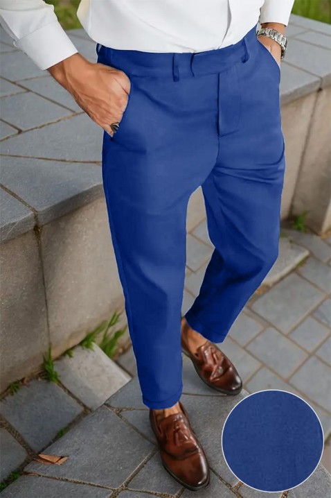 Pantaloni bărbați JINZO BLUE, Culoare: albastru, IVET.RO - Reduceri de până la -80%