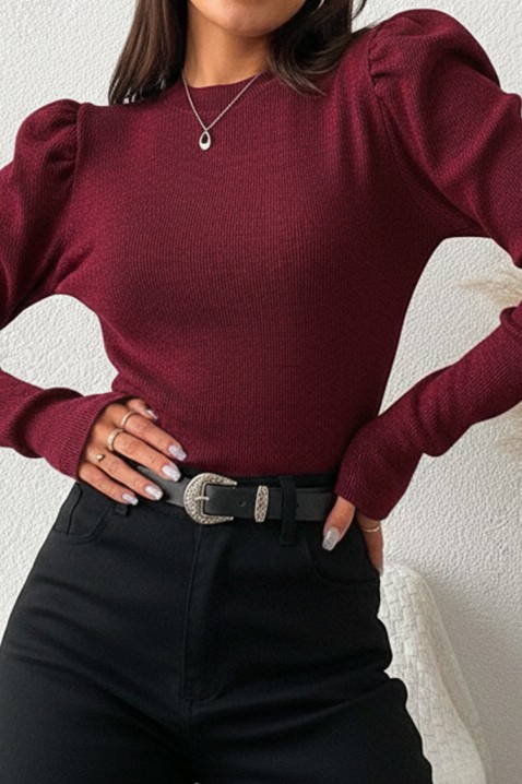 Bluză damă ZLAMENZA BORDO, Culoare: bordo, IVET.RO - Reduceri de până la -80%