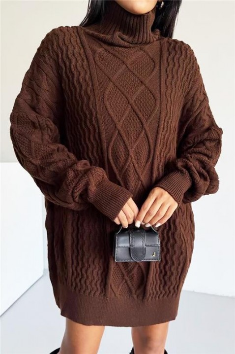 Rochie FENLORZA - Rochii scurte | Ivet.RO Rochie FENLORZA, Culoare: maro, IVET.RO - Reduceri de până la -80%