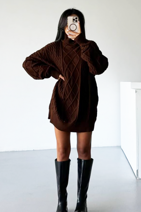 Rochie FENLORZA - Rochii scurte | Ivet.RO Rochie FENLORZA, Culoare: maro, IVET.RO - Reduceri de până la -80%